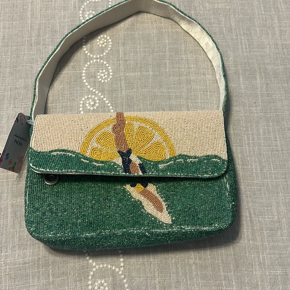 Made in India Diver beaded Shoulder Bag
